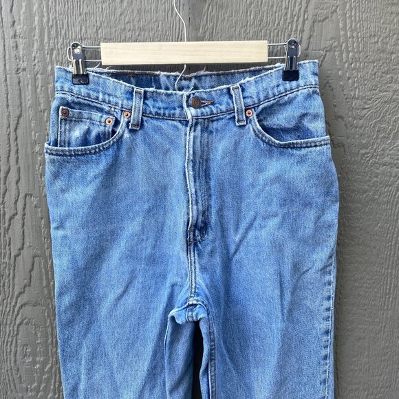 Vtg Levis 13525-0291 Jeans Women's 11 S USA Grunge 80s 90s Retro Biker Punk Mom - Picture 3 of 8